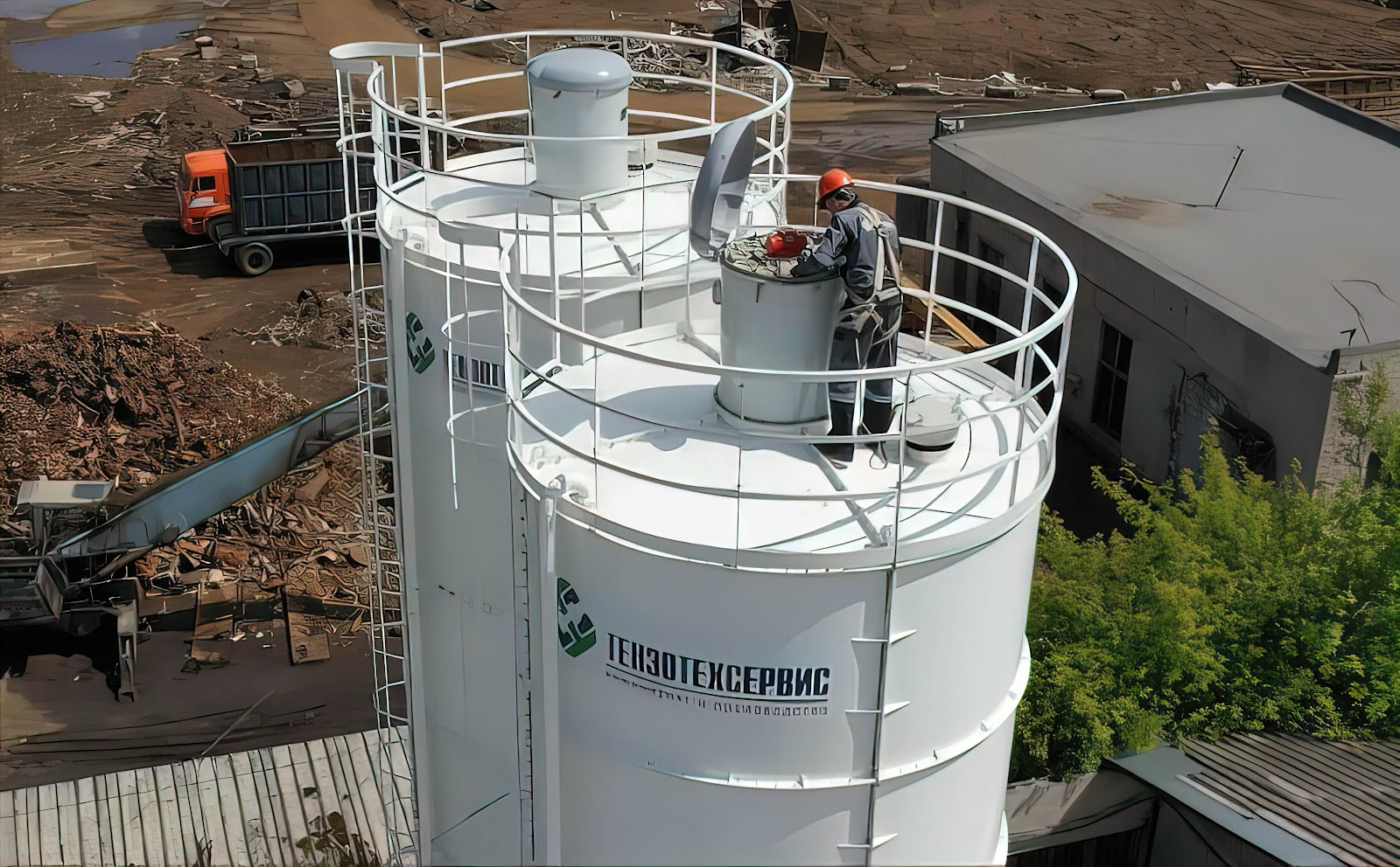 сборный силос