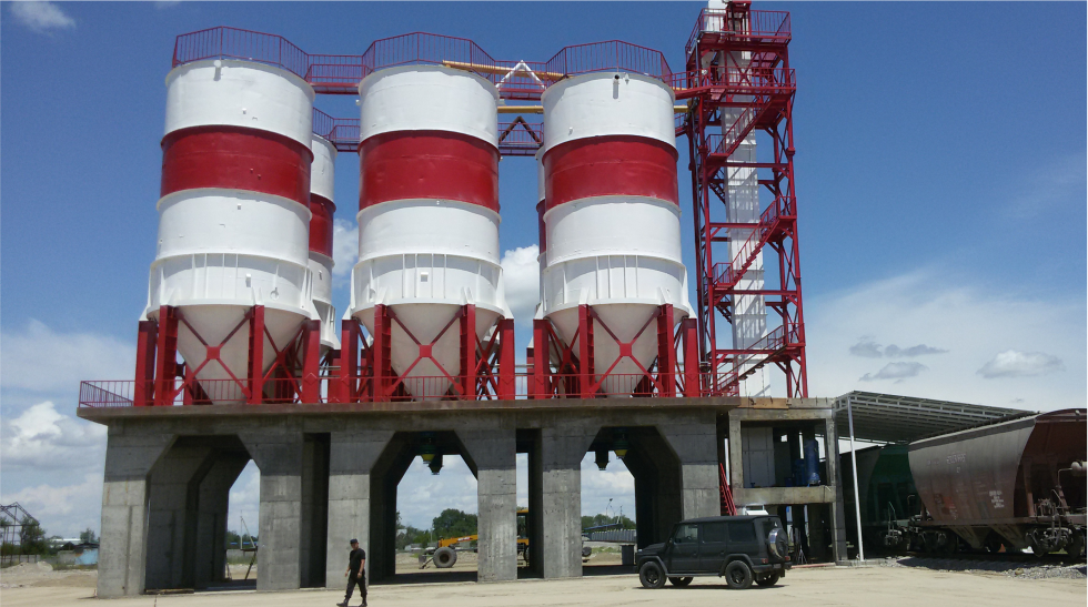 цементный терминал для бетонного бизнеса
