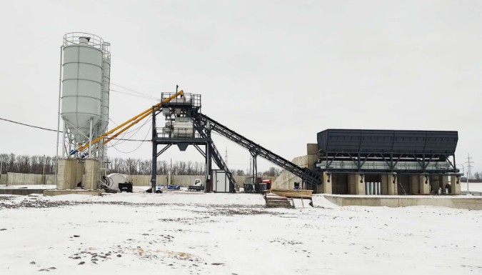 Выбор системы подачи инертных для бетонного завода