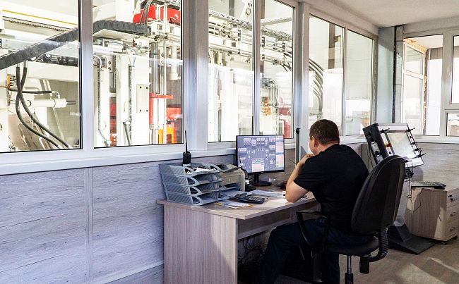 Бетонный завод SmartBeton 90 S под вибропресс QUNFENG QS 2000/HESS GROUP Multimat RH 2000