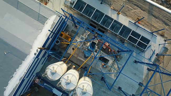 Бетонный завод SmartBeton 70 S под вибропресс QUNFENG QS 1800/HESS GROUP Multimat RH 1400
