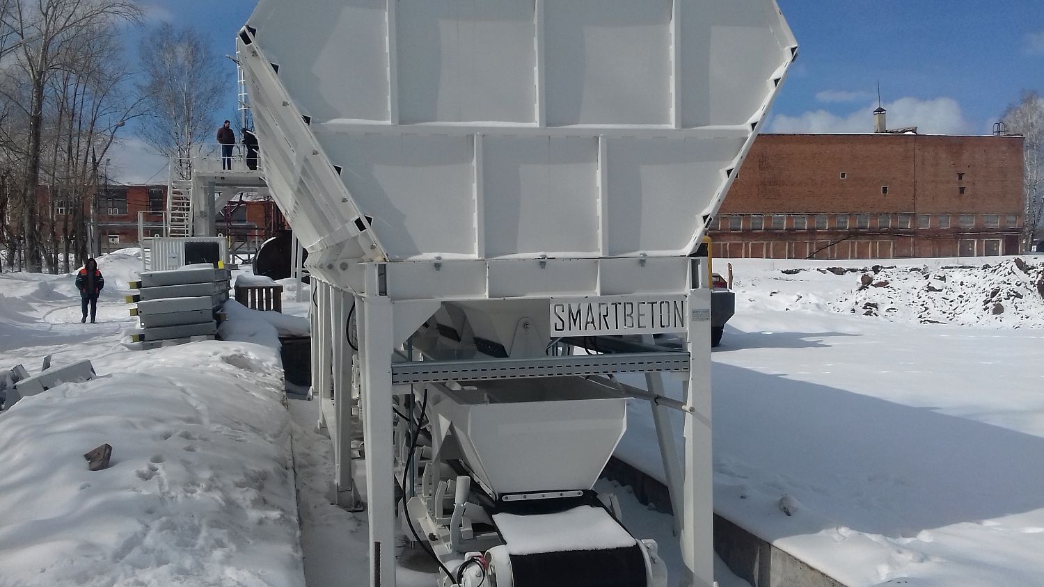 ТензоТехСервис сдает бетонный завод SmartBeton30S в г. Чебоксары﻿